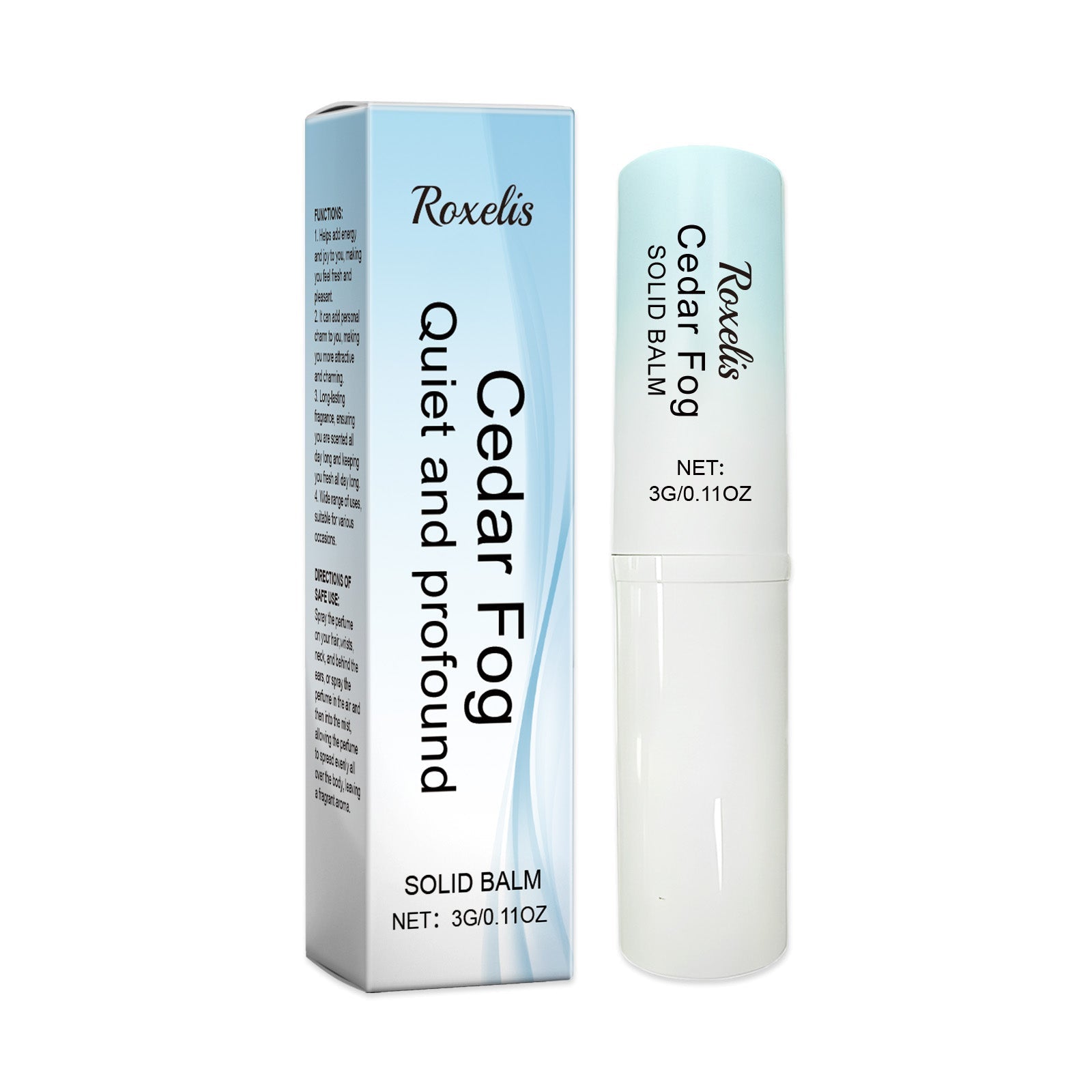 Clear Fragrance Type Solid Balm Fresh Charm Light Elegant Charm Keep Fragrance Fresh Non-Sticky Solid Balm - Korvel