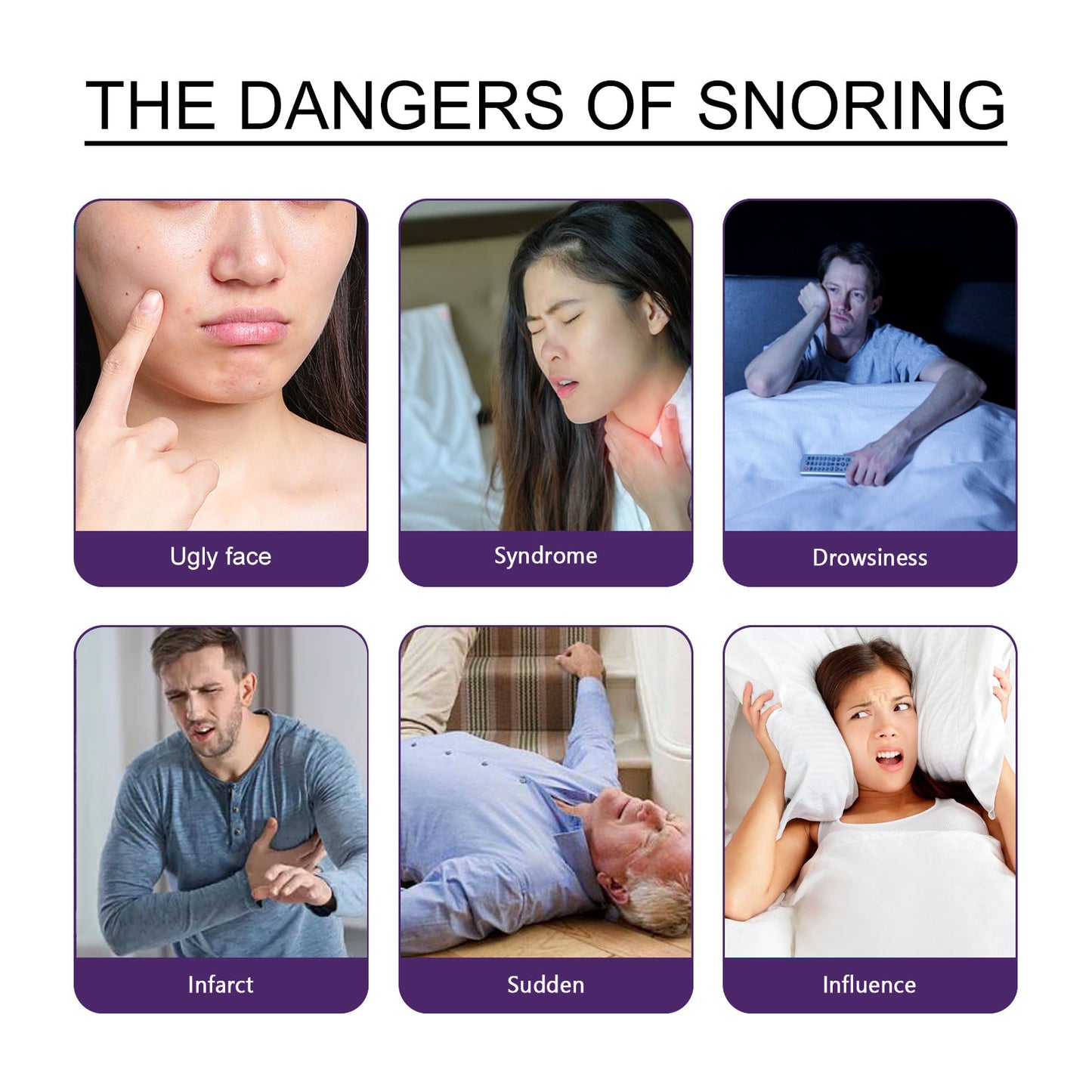 Sleep Anti-Snoring Tape, Open Mouth Breathing Physical Expansion Pamper Sleep Anti-Snoring Patch - Korvel