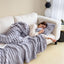Luxurious Double-Sided Bubble Velvet Blanket