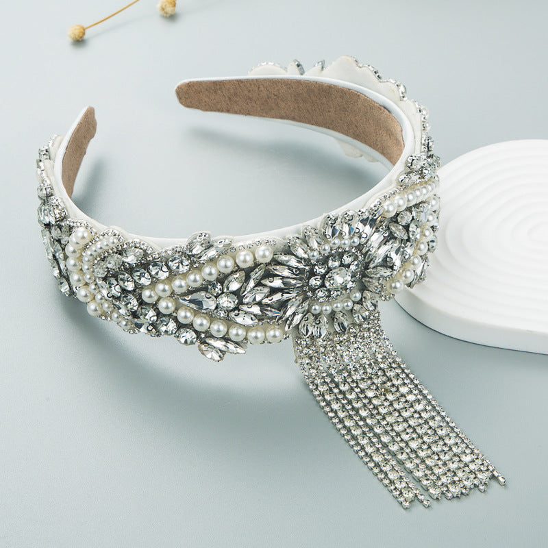 Bandeau à franges en perles élégant pour des looks stylés