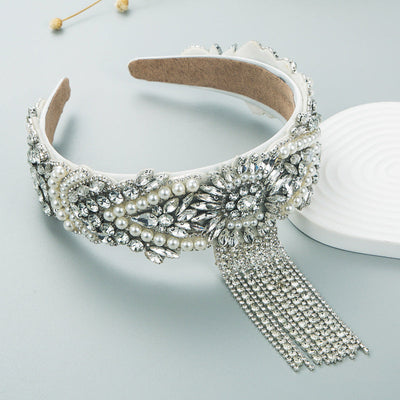 Elegant Pearl Tassel Headband for Stylish Looks