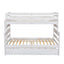 Wood Twin over Full Bunk Bed with Twin Size Trundle  White - Korvel
