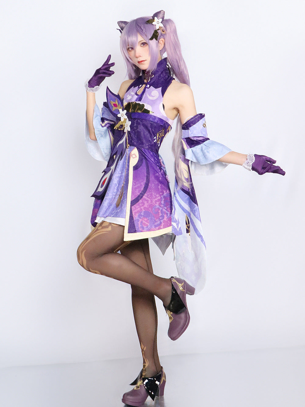 Zapatos de Cosplay Liyue Seven Star Carved para Genshin Impact