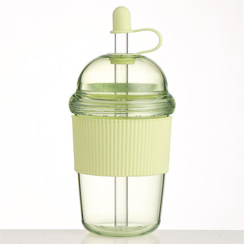 Gobelet à paille Ins-Style de 630ML avec couvercle – Parfait pour toute boisson