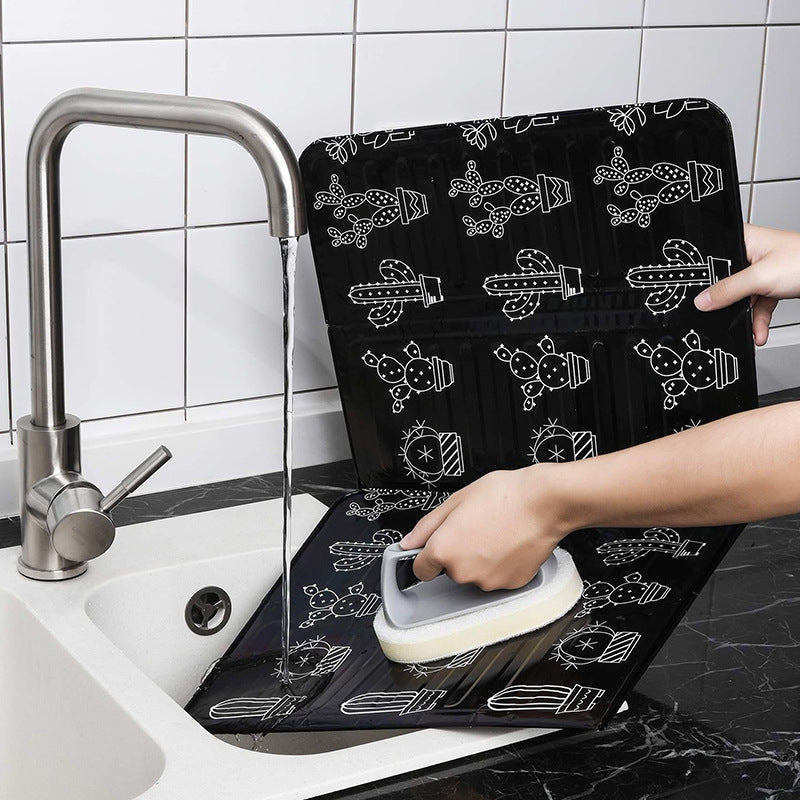 Kitchen Oil-Proof Baffle Thickened Aluminum Foil Insulation Oil-Proof Stove Cooking Cooking Oil-Fume Clapboard Oil-Proof Baffle - Korvel