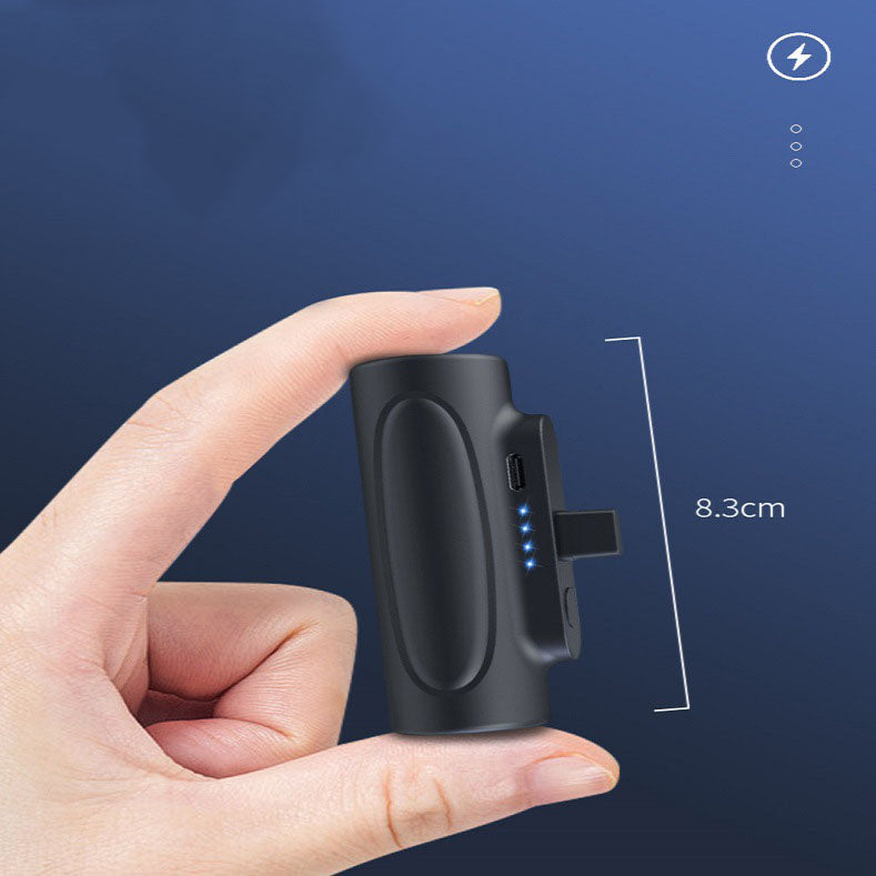 New creative power bank flashlight outdoor LED mini capsule portable fast charge 5000mAh power bank - Korvel