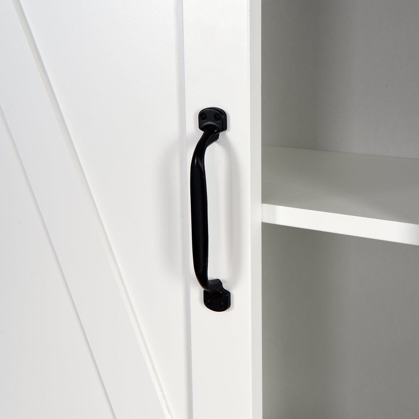 Elegant Over-the-Toilet Storage Cabinet with Adjustable Shelves