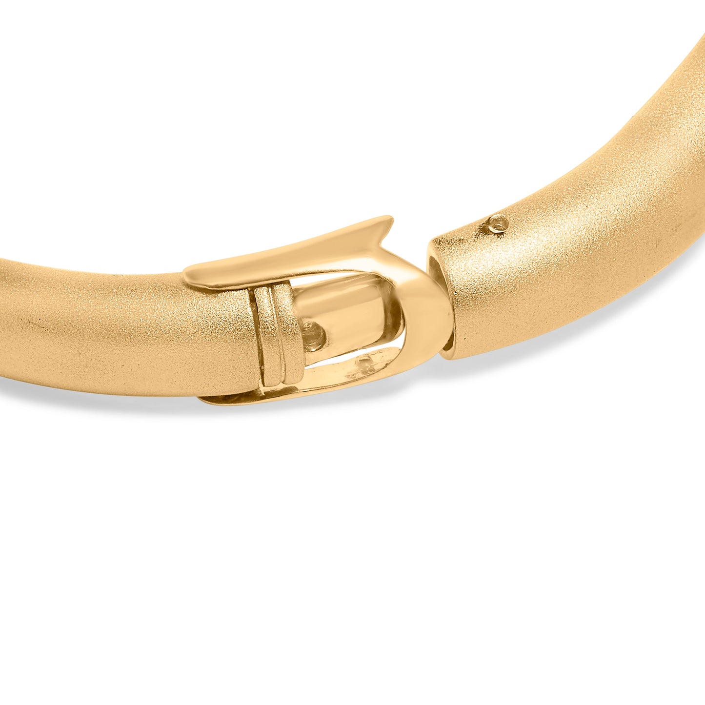 Pulsera de Brazalete de Domo Graduado de Diamante de Oro de 18K