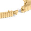 Bracelet jonc en or jaune 14K avec diamants - 1 1/4 Cttw