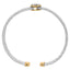 Pulsera Bangle Medallón de Libélula Baño de Oro de 18K en Plata Esterlina