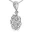 Collar de Colgante de Diamantes en Oro Blanco de 14K - 18"
