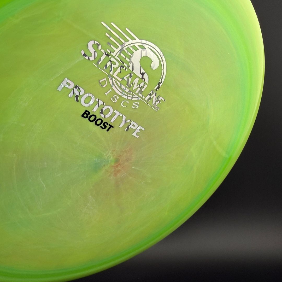 Disco Neutron Boost Prototype - Firma de Eagle McMahon