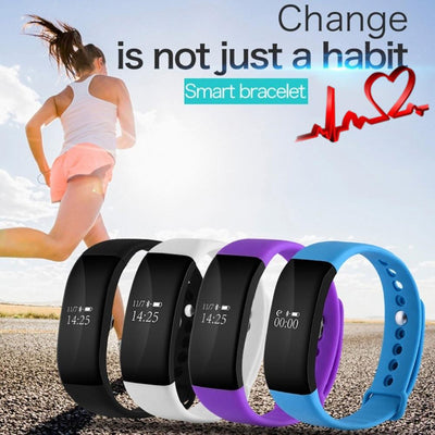 V66 Sport Smartwatch BT 4.0  IP67 Waterproof Heart Rate Monitor Smart Wristband Health Bracelet for Android IOS Phone - Korvel