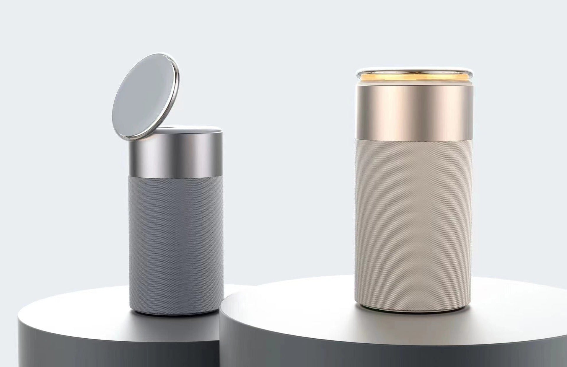 Magnetic wireless charging with Bluetooth speaker, adjustable night light, rechargeable headphones - Korvel
