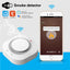 Tuya Smart Zigbee Smoke Detector Smart Fire Alarm Progressive Sound Photoelectric Smoke Sensor - Korvel