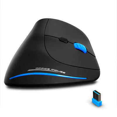 ZELOTES F-35A Vertical Mouse Grip Ergonomic Laptop Desktop Wireless Mouse - Korvel