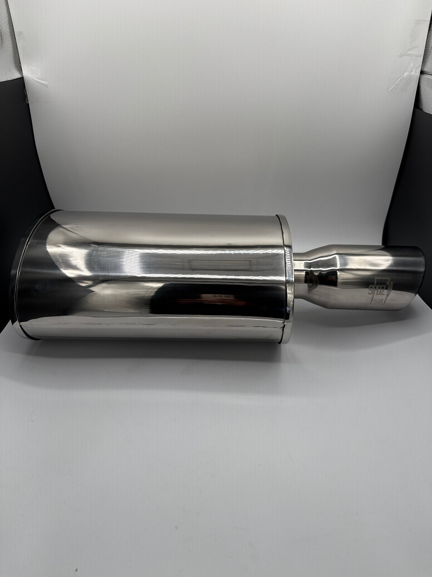SPDZ1 World Spec Performance Muffler - 2.5" Inlet, 3.5" Outlet - Korvel