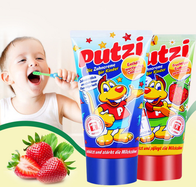 Putzi Strawberry Children's Toothpaste for Ages 1-6