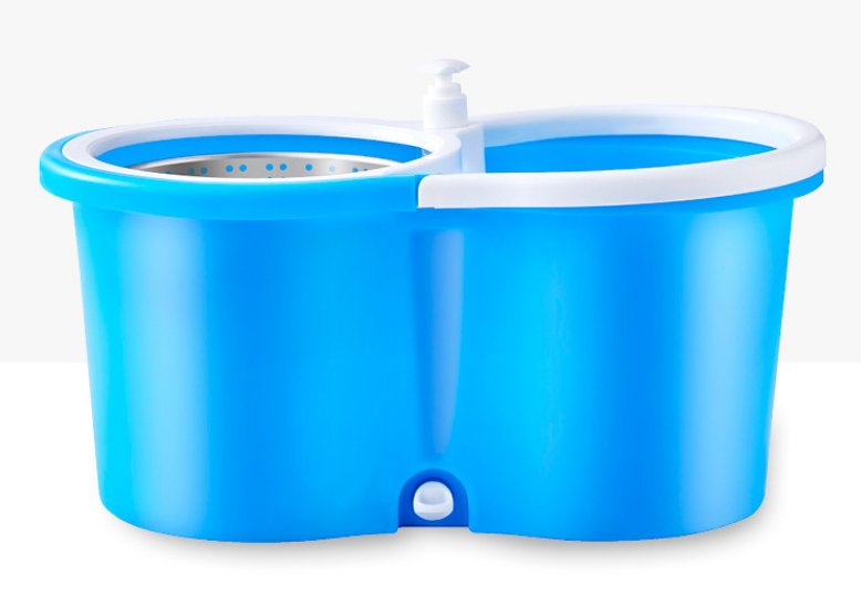 Rotating Mop Bucket Good God Mop Hand Pressure Dual Drive Automatically Mop Mop Bucket Household Mop Stainless Steel Mop - Korvel