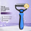 PawEase Dematting Brush for Dogs and Cats
