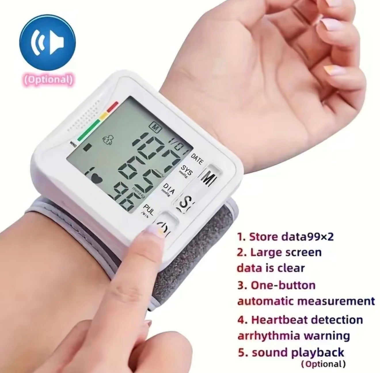 Monitor BP SmartWatch para un Seguimiento de Salud Preciso
