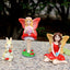 Creative resin elf statue with mushroom flower fairy ornaments - Korvel