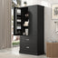 Elegant Tall Bathroom Storage Cabinet with Adjustable Shelf