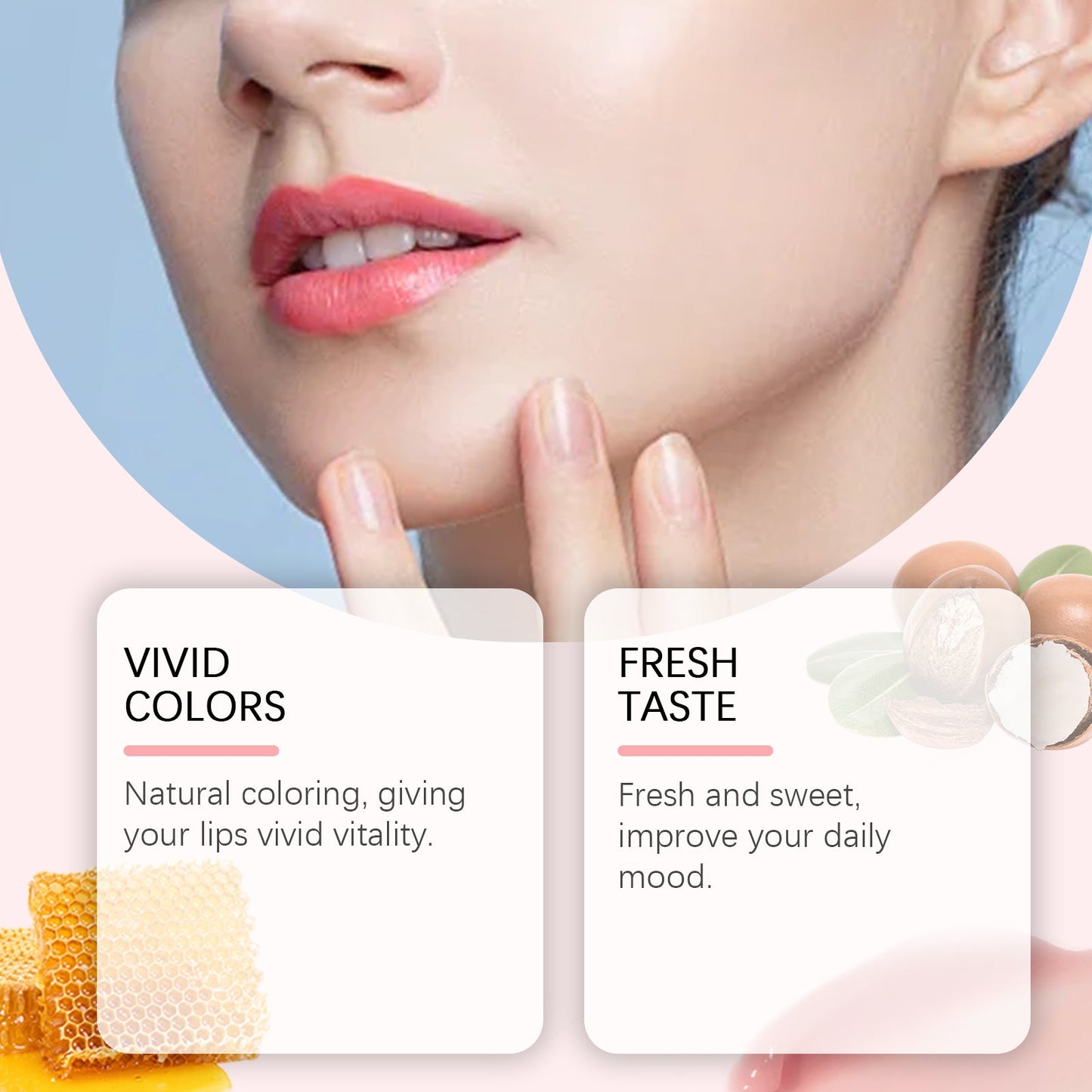 Moisturizing And Moisturizing Lip Balm, Lightening And Moisturizing Lip Care Cream - Korvel