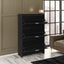 U-Can Shoe Storage Cabinet for Entryway with 3 Flip Drawers, Modern Shoe Organizer Cabinet, Free Standing Shoe Rack Black - Korvel