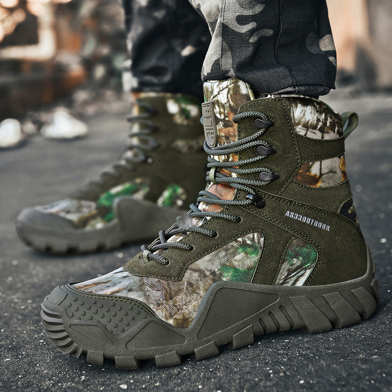 Premium High-Top Outdoor Hiking Boots