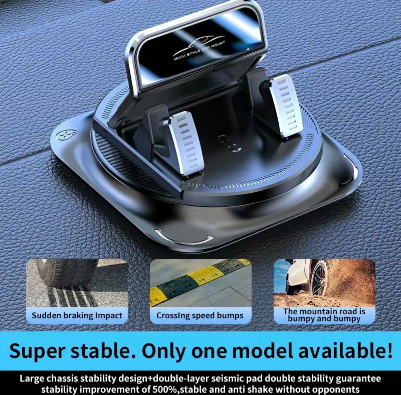 360° Car Phone Mount for Safe Driving