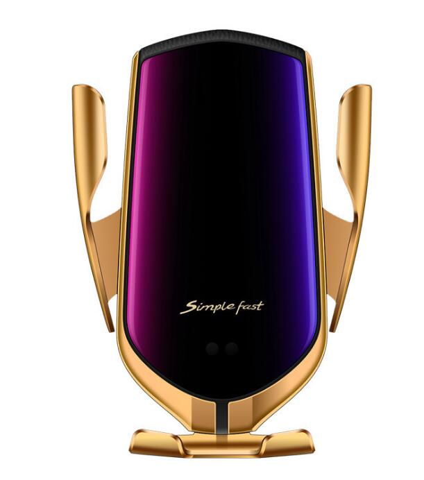 Support de chargeur sans fil de voiture premium pour iPhone - Charge rapide avec pince automatique
