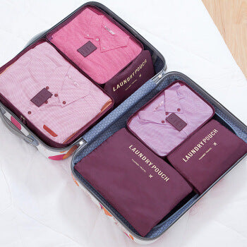 Travel Six-Piece Large Capacity Storage Bag Set