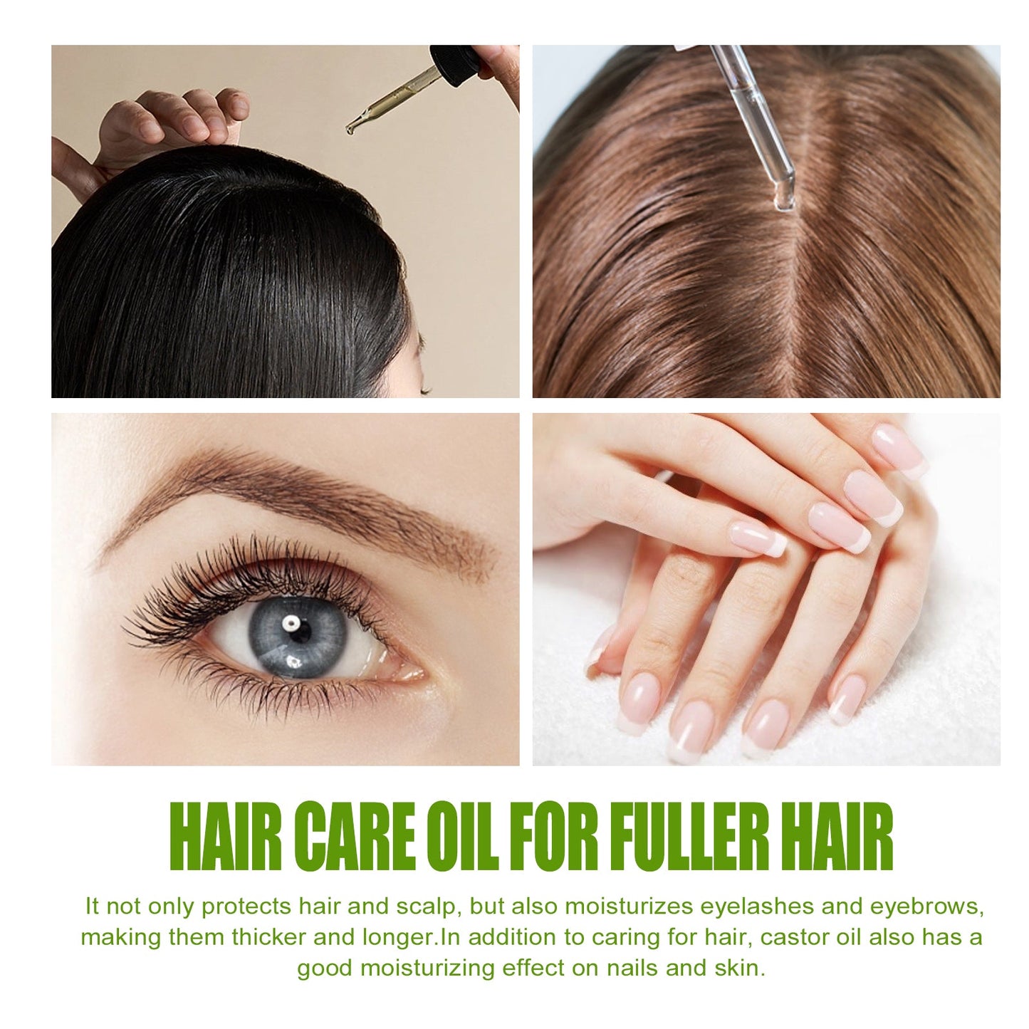 Aceite de Ricino Orgánico para el Cuidado y Humectación del Cabello