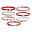 Colorful Bohemian Soft Ceramic Elastic LOVE Bead Bracelet