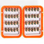 LEO 40pcs/box Fly Fishing Flies Lure High Carbon Steel Fly Tying Hooks for Trout Fishing Artificial Flies - Korvel