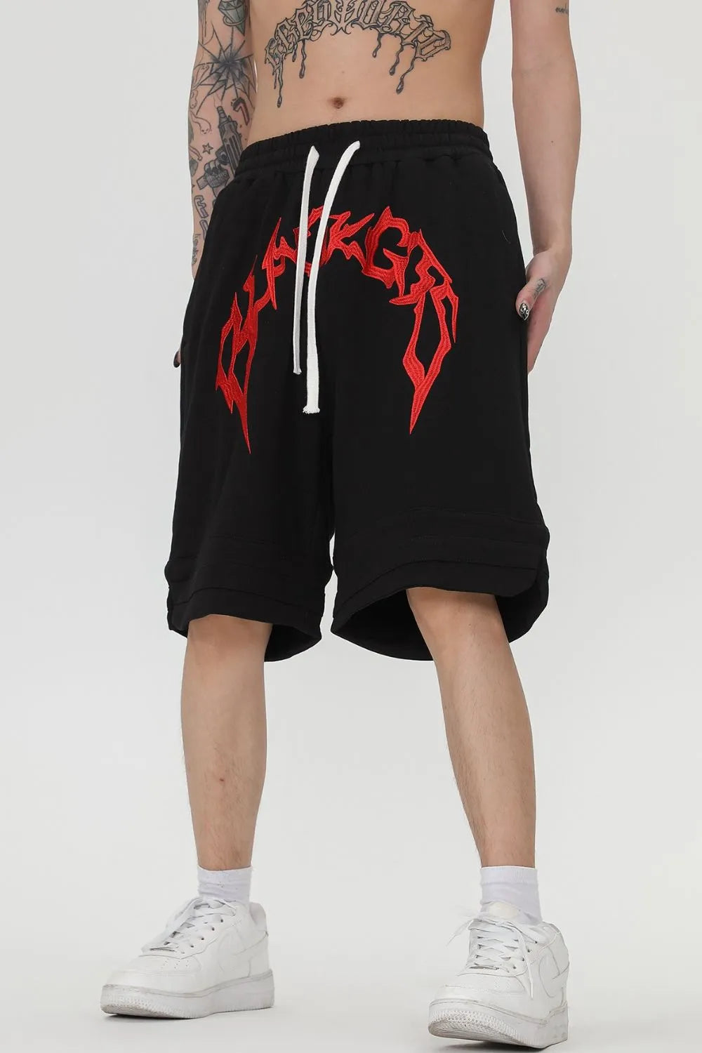 Shorts de basketball premium pour hommes avec cordon de serrage