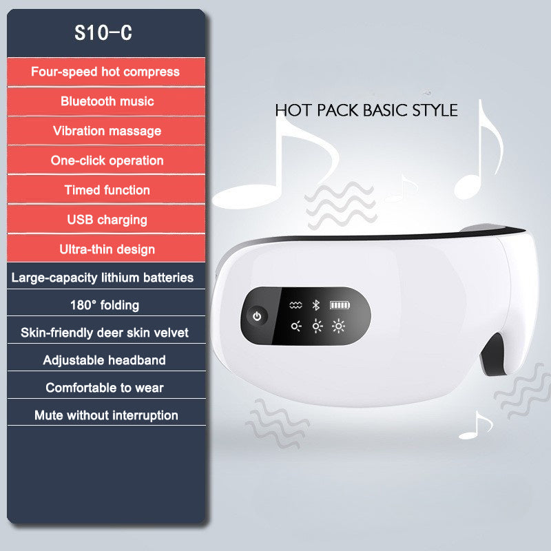 Premium Electric Eye Massager with Steam and Hot Compress