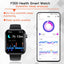 F300 smartwatch ECG electrocardiogram monitoring SOS fall alarm blood glucose and blood pressure watch HRV report - Korvel