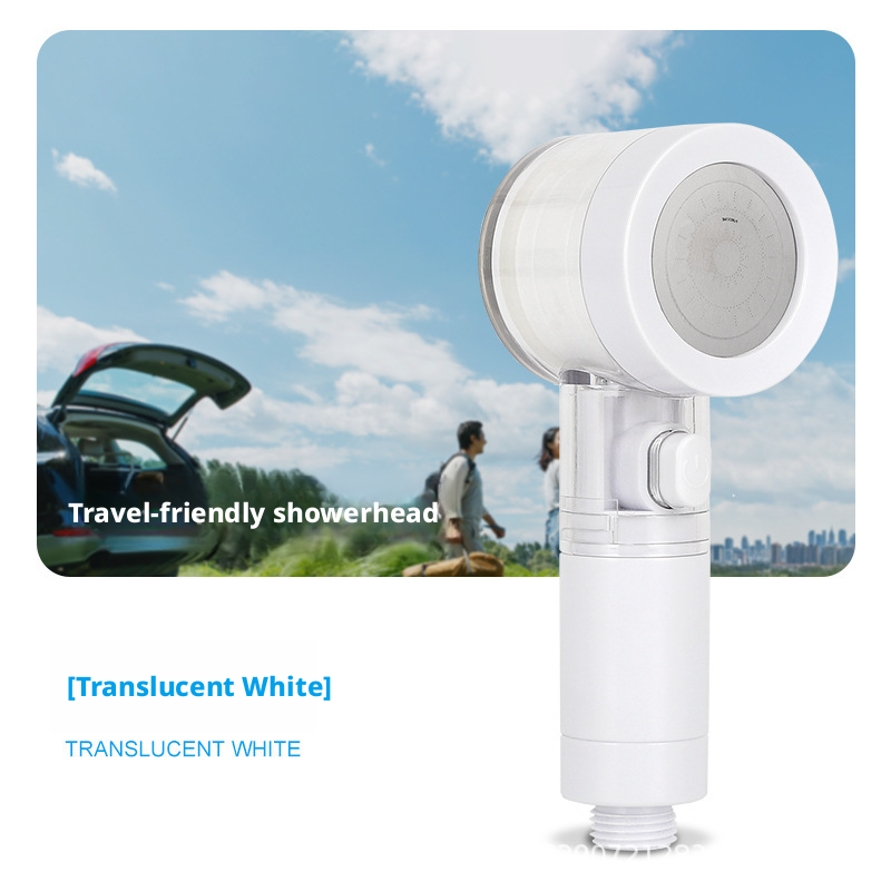 Filtro de Ducha de Viaje Premium - Diseño Transparente