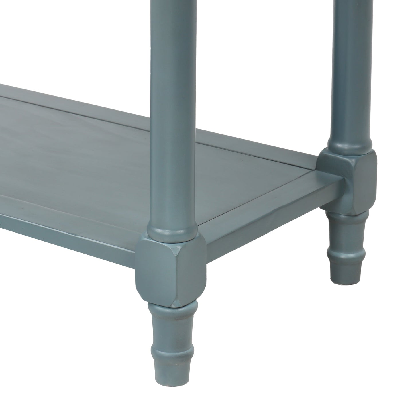 Mesa Consola Estrecha TREXM - Mesa de Sofá Slim con Cajones de Almacenamiento (Marino)