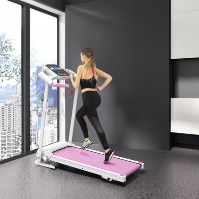 Foldable Treadmill 2.5HP Electric Folding Treadmill Running Walking Machine for Home Gym, Max 265 LBS Weight Capacity - Korvel