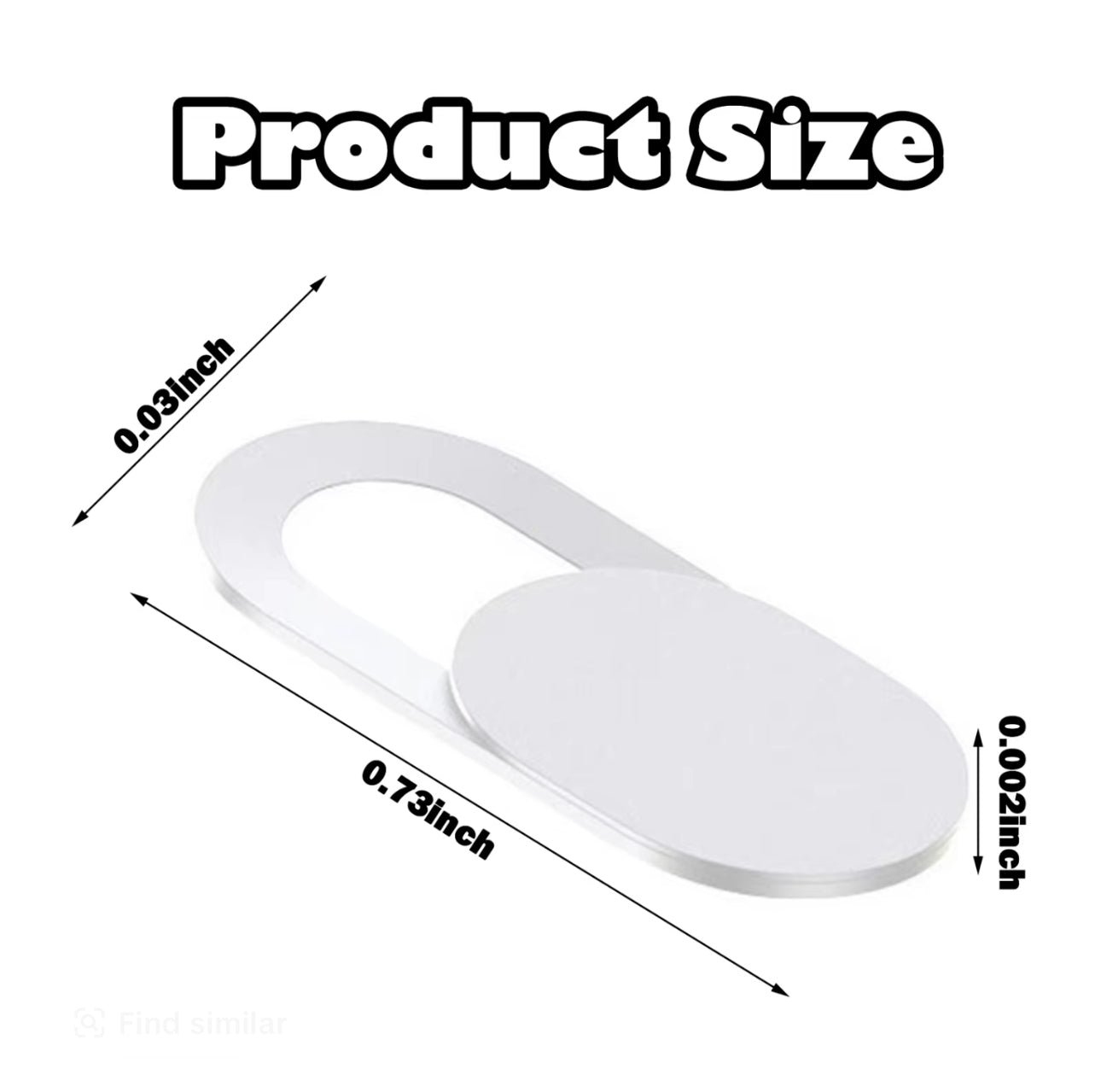 SlideSafe Cover - Webcam Privacy Protection (20-Pack)
