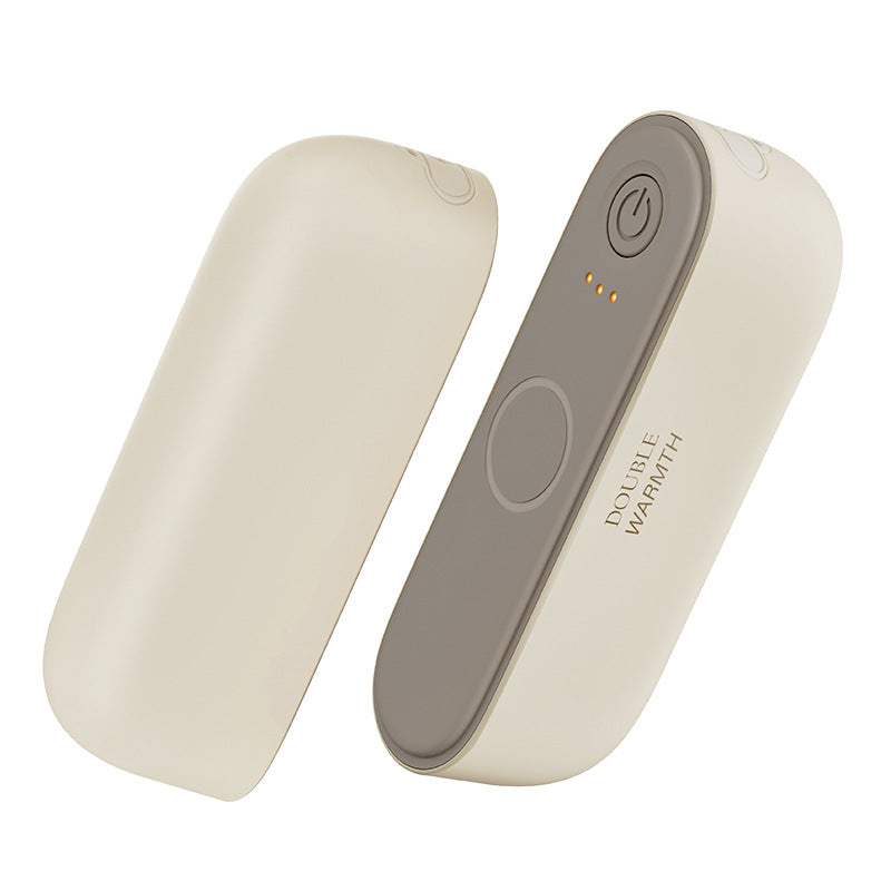 Magnetic suction electric hand warmer creative split type hand warmer USB outdoor warm baby portable 2-in-1 - Korvel