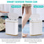 Smart Sensor Trash Can Touchless Sensor Trash Bin Trash Can with Lid Automatic Sensor Waste Basket - Korvel