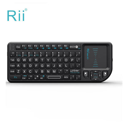 Rii X1 Mini Wireless Keyboard with Mouse Touchpad Remote Control for Home Office, Business, and HTPC Laptops - Korvel