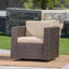 PUERTA MP1 SWIVEL CHAIR-DARK BROWN - Korvel