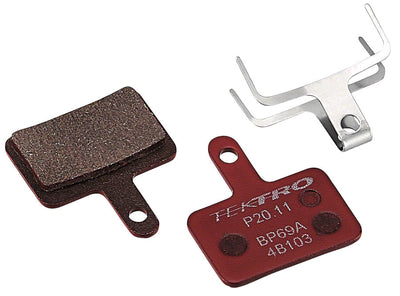 Tektro P20.11 Disc Brake Pads - Balanced Resin Compound for 2-Piston Caliper