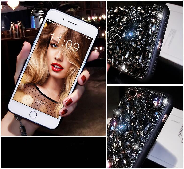 For Huawei P8 P9 P10 P20 Lite Plus Mate 7 8 9 10 Pro Luxury Glitter Back Cover Crystal Bling Diamond rhinestone Phone case - Korvel