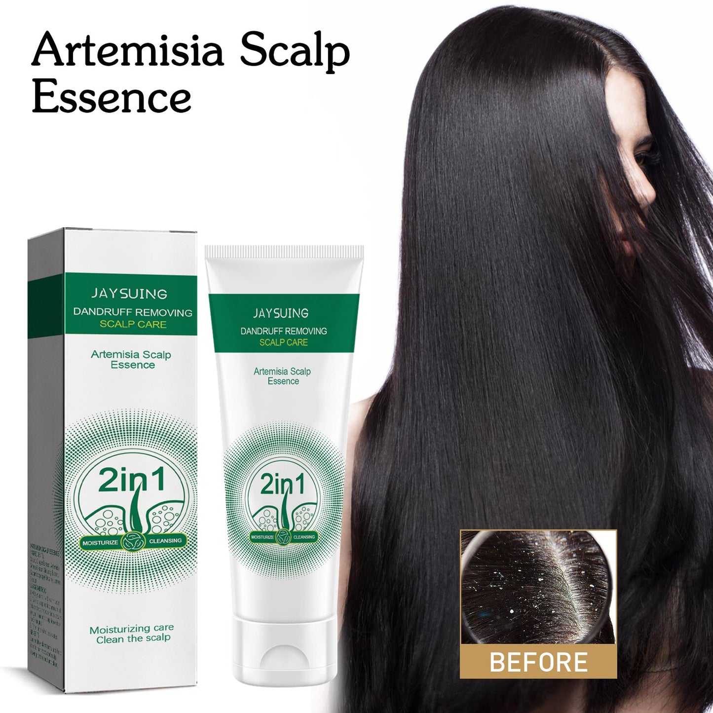 Champú Artemisea para el Cuidado del Cuero Cabelludo para Cabello Saludable